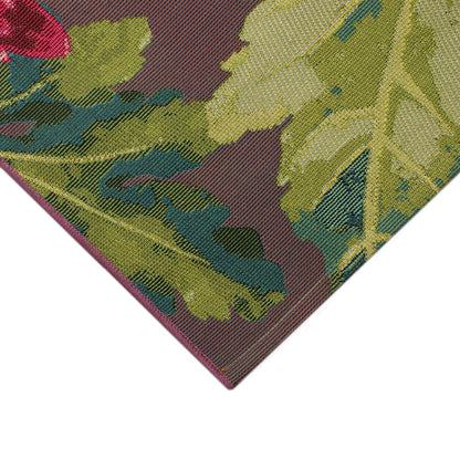 Liora Manne Marina Mum Indoor Outdoor Area Rug Fuchsia