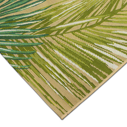 Liora Manne Marina Palm Border Indoor Outdoor Area Rug Sisal