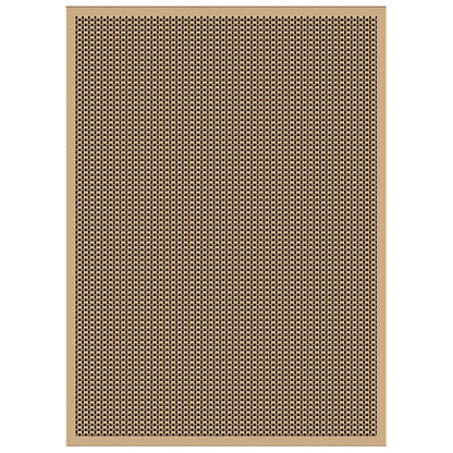Liora Manne Monterey Basket Indoor Outdoor Area Rug Black