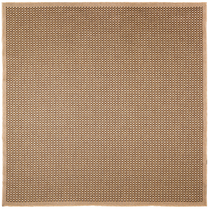 Liora Manne Monterey Basket Indoor Outdoor Area Rug Black