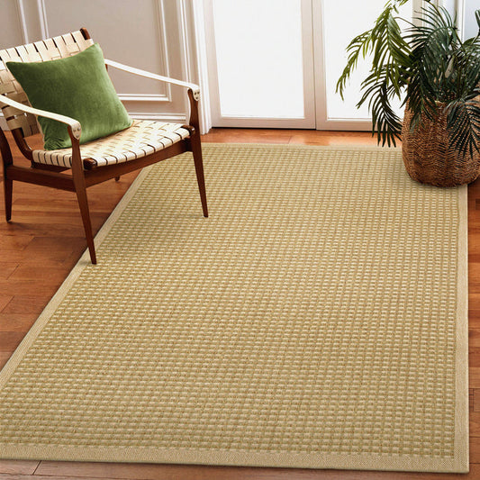 Liora Manne Monterey Basket Indoor Outdoor Area Rug Green