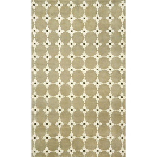 Liora Manne Palermo Squares Indoor Rug Neutral 3'6" x 5'6"