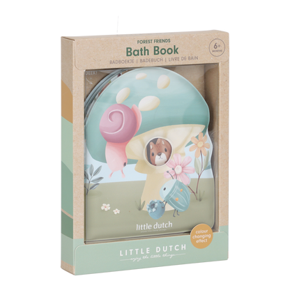 Little Dutch - Colour Change Bath Book - Forest Friends - Mabel & Fox