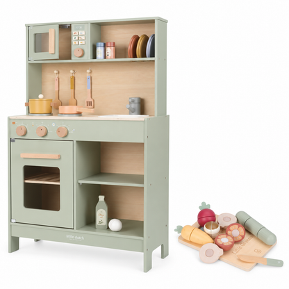 Little Dutch - Mint Kitchen & Slicing Vegetables Bundle