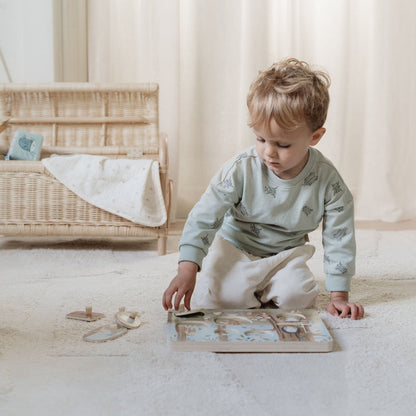 Little Dutch - Wooden Sound Puzzle - Forest Friends - Mabel & Fox