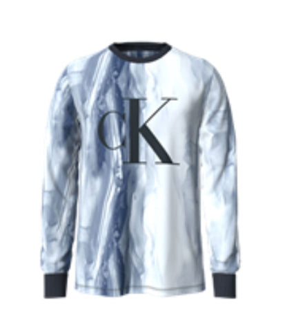 Long Sleeves Aop Monogram Crew Tee