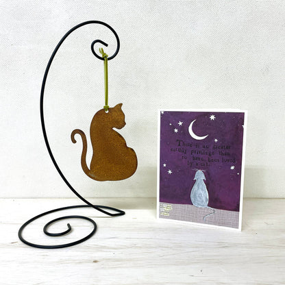 Loved By A Cat Card