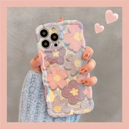 For iPhone 13 / Colorful flower