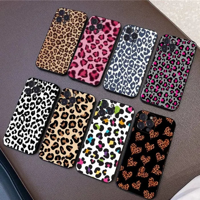 leopard print phone case for iphone