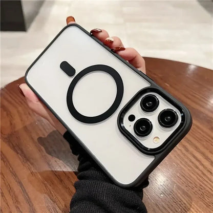 a person holding a phone with a camera