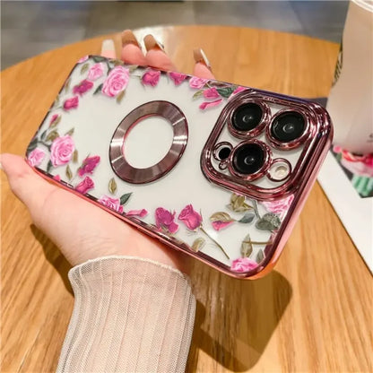 Pink Plating Case / China / For iPhone 14 Plus