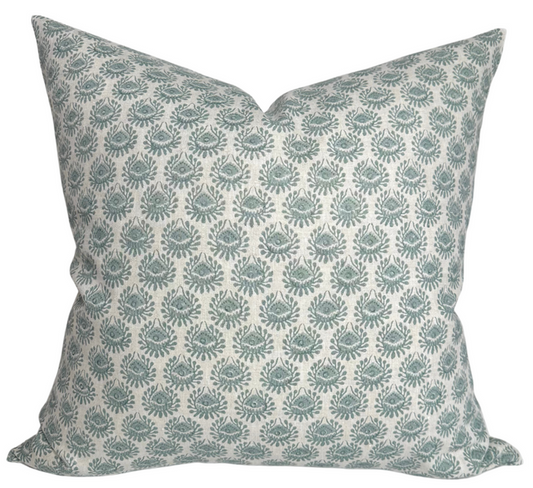 Lyon Pillow Cover in Celadon, Walter G Textiles