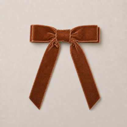 Mabel & Fox - Hair Bow Clips - Cosy Velvet (3pcs)