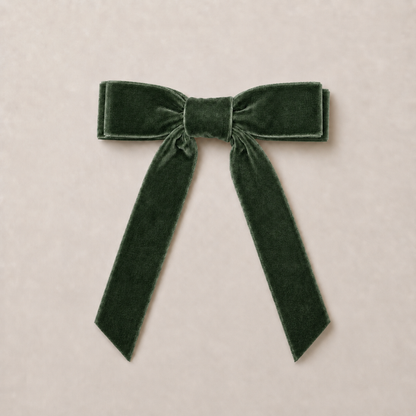 Mabel & Fox - Hair Bow Clips - Cosy Velvet (3pcs)