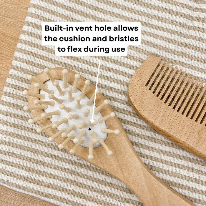 Mabel & Fox - Personalised Wooden Brush Set - Starry Night (3 Pack)