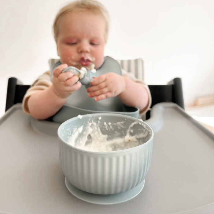 Mabel & Fox - Silicone Bowl - Blue - Mabel & Fox