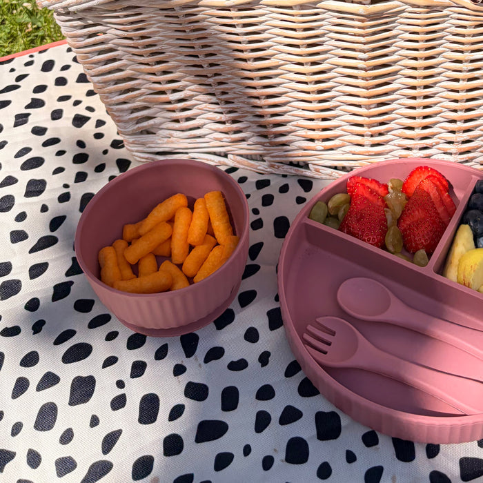 Mabel & Fox - Silicone Bowl - Pink - Mabel & Fox