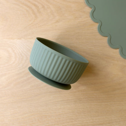 Mabel & Fox - Silicone Bowl - Sage - Mabel & Fox