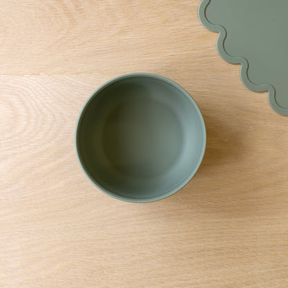 Mabel & Fox - Silicone Bowl - Sage - Mabel & Fox