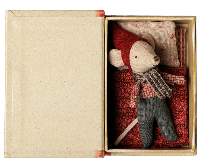 Maileg - Christmas Mouse, Baby in Book