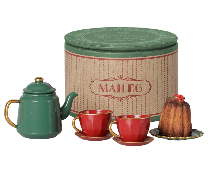 Maileg - Christmas Tea Party, Mouse - Red/Green
