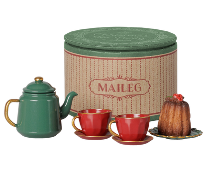Maileg - Christmas Tea Party, Mouse - Red/Green