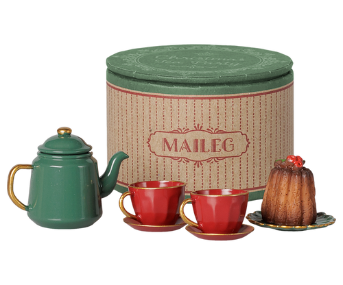 Maileg - Christmas Tea Party, Mouse - Red/Green