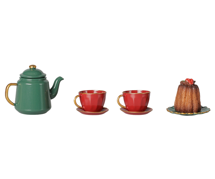 Maileg - Christmas Tea Party, Mouse - Red/Green