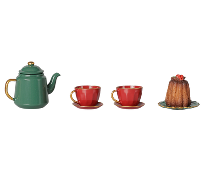 Maileg - Christmas Tea Party, Mouse - Red/Green