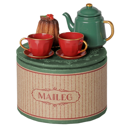 Maileg - Christmas Tea Party, Mouse - Red/Green