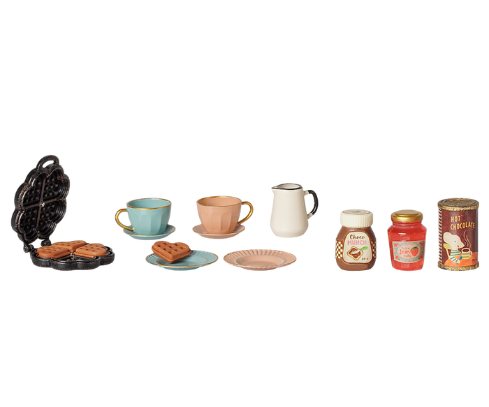 Maileg - Waffle Set - Mouse