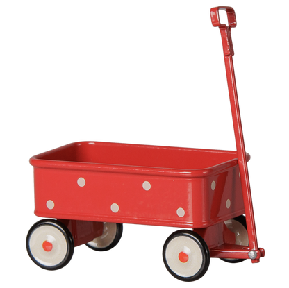 Maileg - Wagon, Mouse - Red