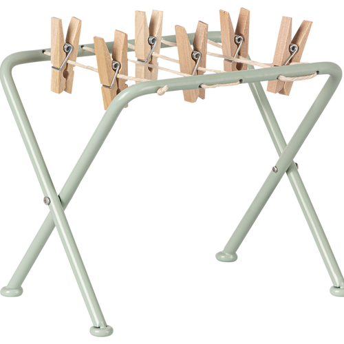 Maileg – Miniature Drying Rack with Pegs