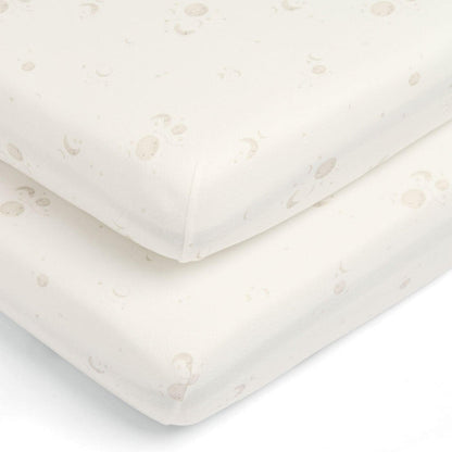 Mamas & Papas - Cotbed Fitted Sheet (Pack of 2) - Cosmic Sky - Mabel & Fox