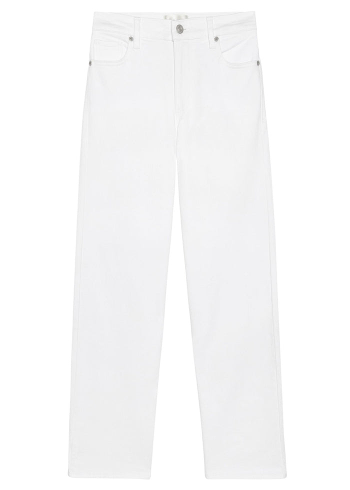Mellow Jeans in White-Denim-Uniquities