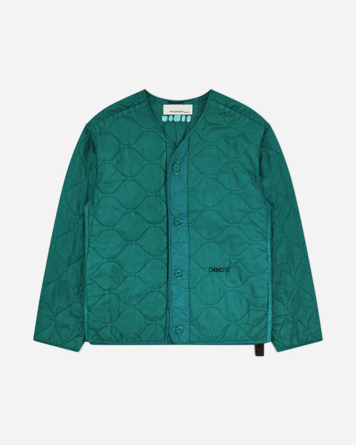 OAMC Peacemaker Combat Liner Forest Green Coats and Jackets Jackets PCM2OJ01ANY00157 57