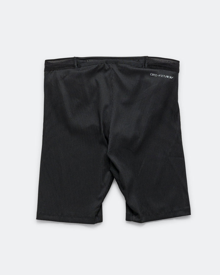 Mens Dri-FIT ADV AeroSwift Half Tights - Black/White