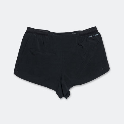 Mens Dri-FIT ADV AeroSwift Mid Rise 2" Short - Black/White