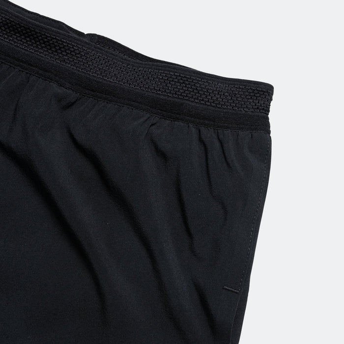 Mens Dri-FIT ADV AeroSwift Mid Rise 2" Short - Black/White