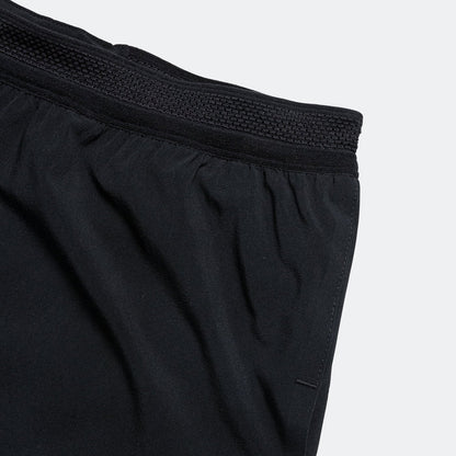 Mens Dri-FIT ADV AeroSwift Mid Rise 2" Short - Black/White