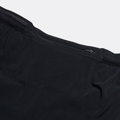 Mens Dri-FIT ADV AeroSwift Mid Rise 2" Short - Black/White