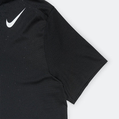 Mens Dri-FIT ADV Short-Sleeve Running Top - Black/Summit White
