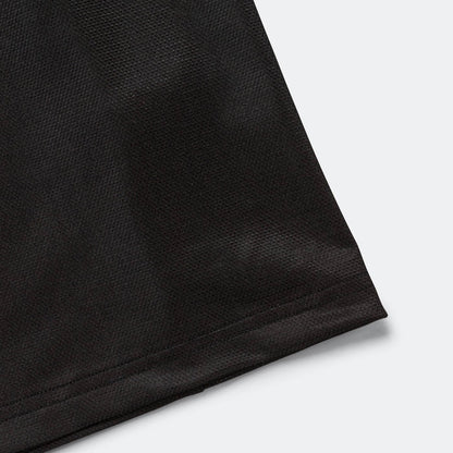 Mens Panelled Mesh Singlet - Black