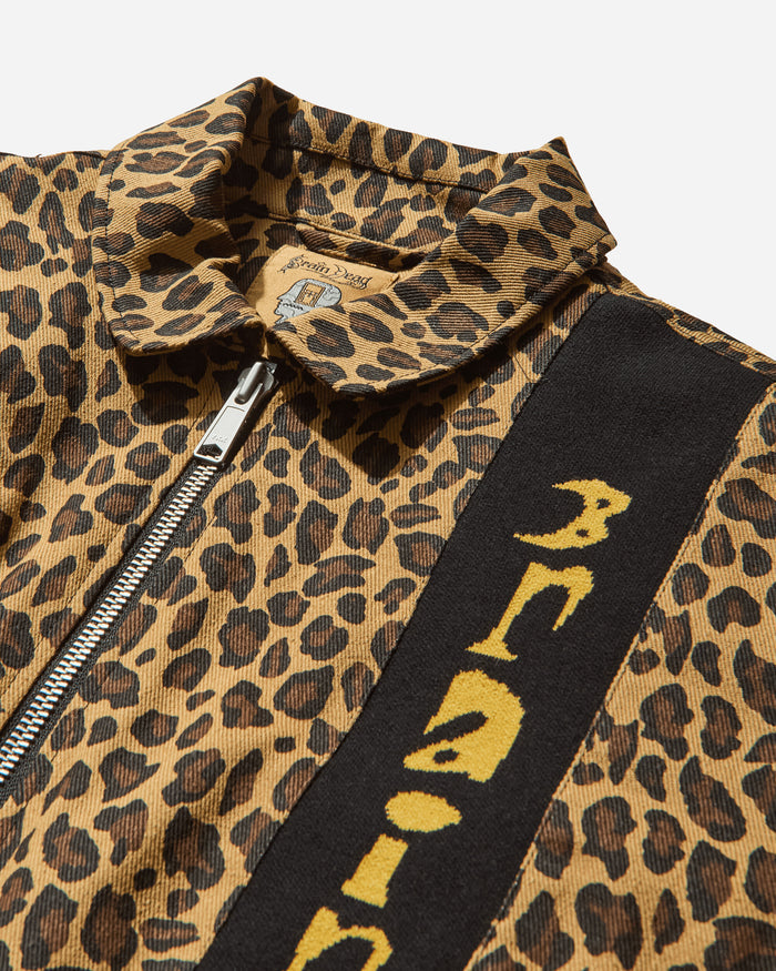 Brain Dead Twill Flight Jacket Leopard Coats and Jackets Jackets BDS25O000043 LEO