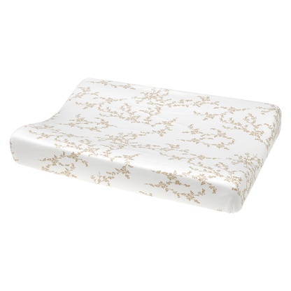 Meyco - Jersey Changing Mat Cover - Sand Branches - Mabel & Fox