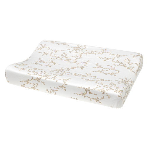 Meyco - Jersey Changing Mat Cover - Sand Branches - Mabel & Fox
