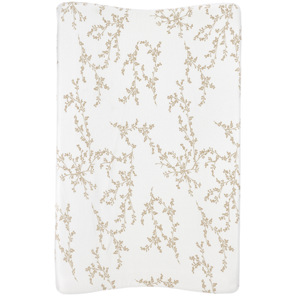Meyco - Jersey Changing Mat Cover - Sand Branches - Mabel & Fox