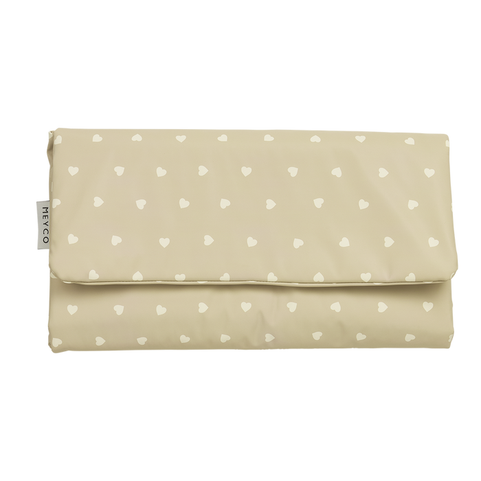Meyco – Travel Changing Mat – Sweet Heart Sand/Soft Sand