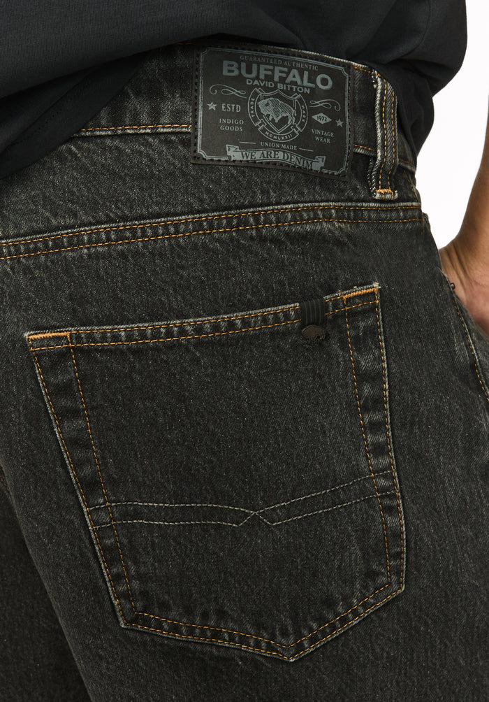 Mikey Men's Baggy Fit Jeans, Dark Rinse - BM26121