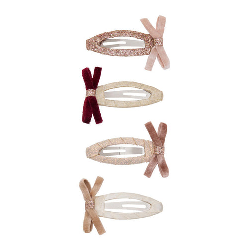 Mimi & Lula - Hair Clips - Skinny Velvet Bows